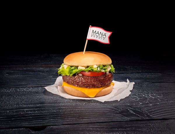 Představujeme ManaBurger! První nutričně kompletní rostlinný burger na světě