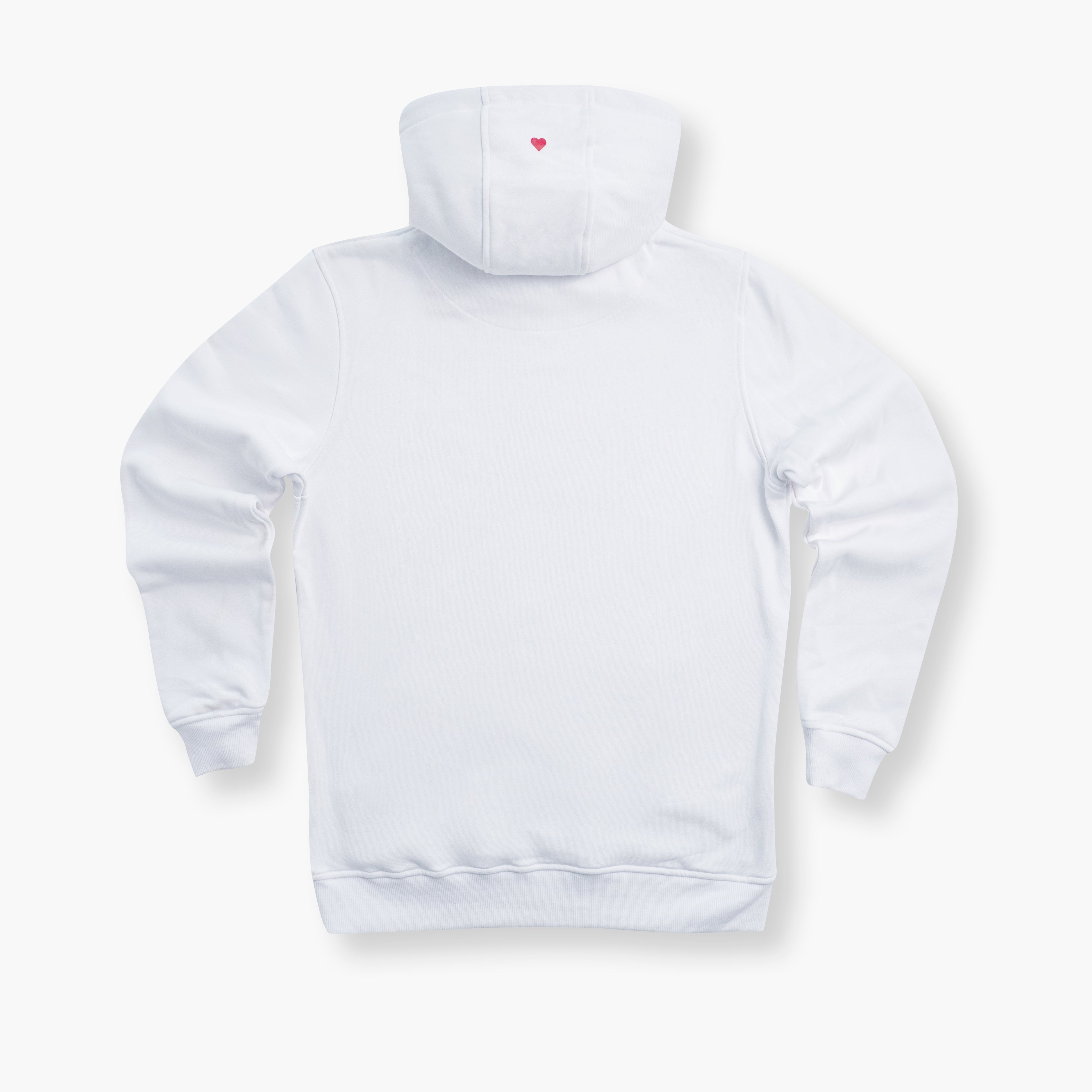 Men's 3D Logo Hoodie White