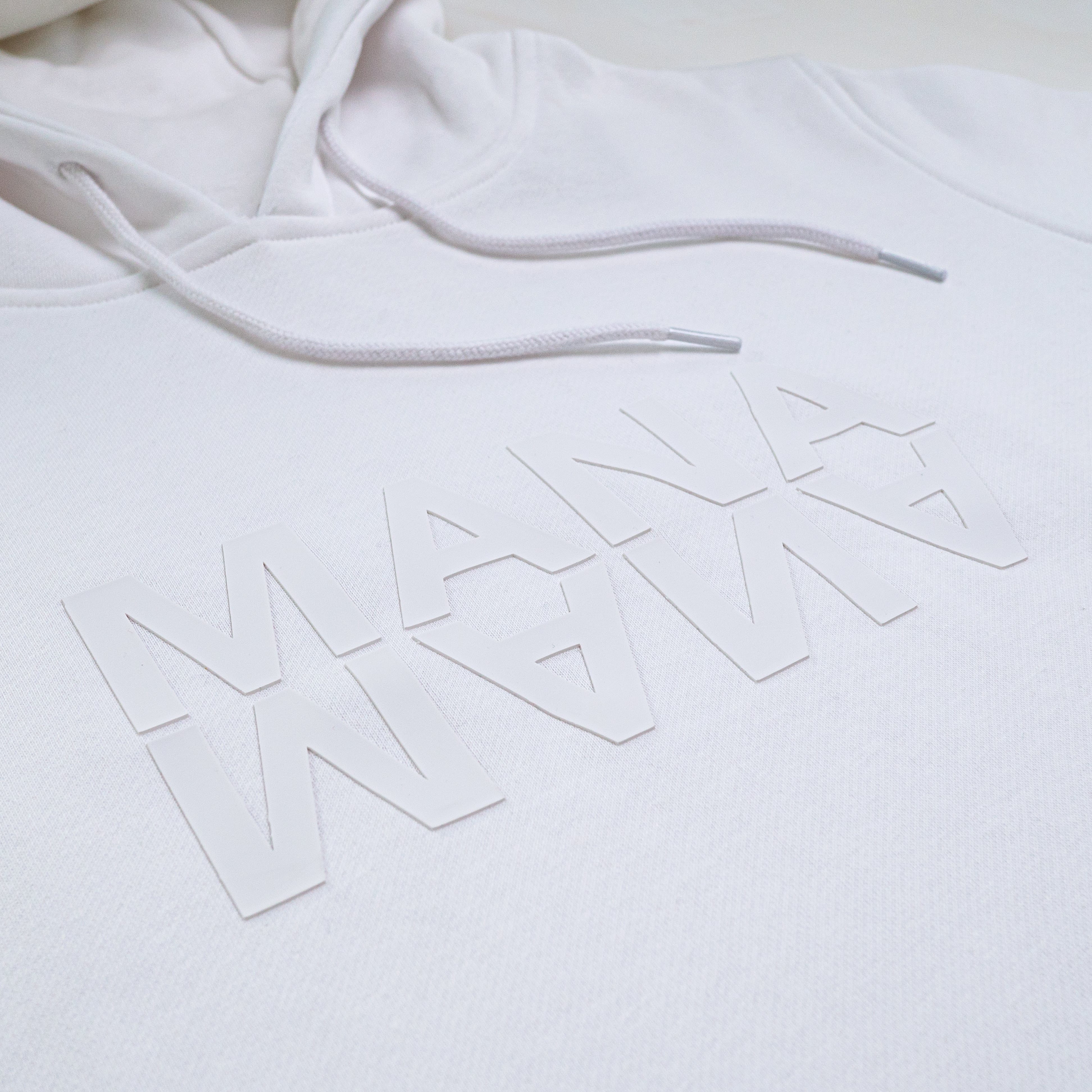 Women's 3D Logo Hoodie White